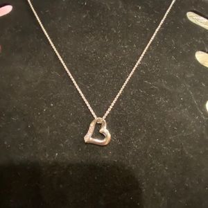 Heart with crystal necklace